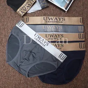 3 PCS CELANA DALAM PRIA MODEL SEGITIGA RANDOM BRAND KARET EMAS