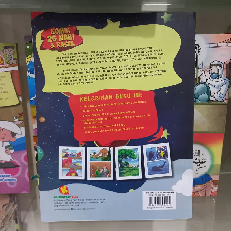 Komik 25 Nabi dan Rasul ORIGINAL Karya Aisha Shafa & Agus Willy Buku Anak Kisah Para Nabi Penerbit Al-Kautsar Kids 7