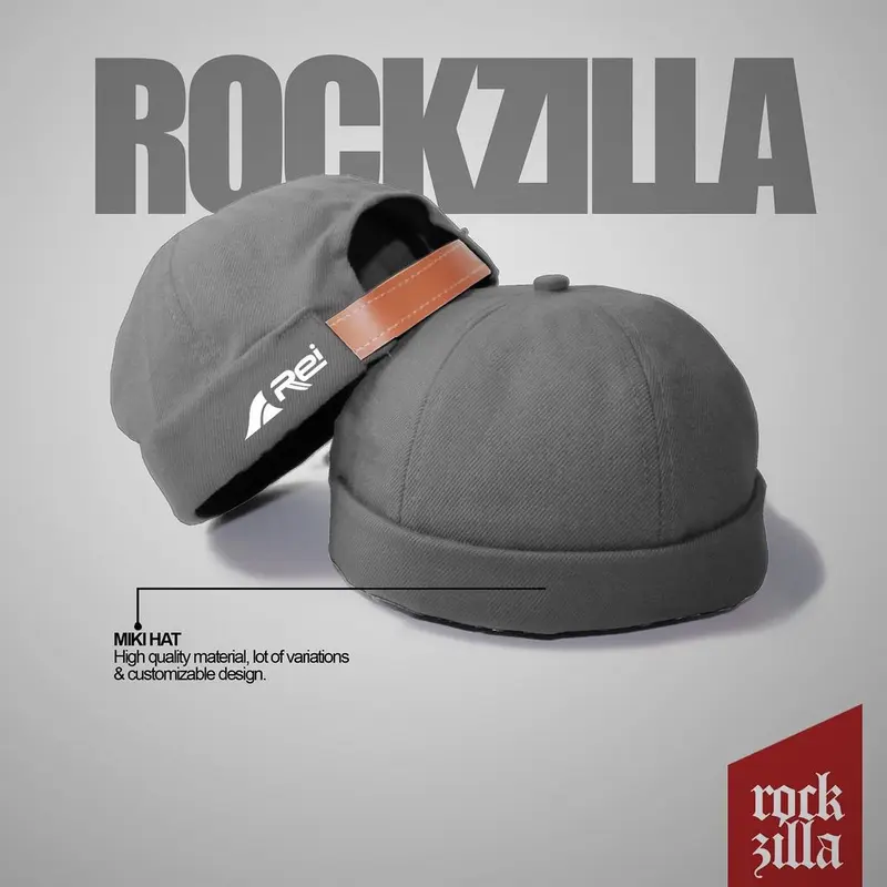 Topi peci mikihad pria dewasa trend fashion 2024 0