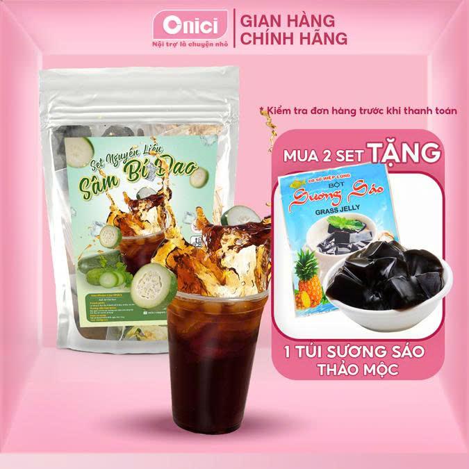 Set Sâm Bí Đao Bếp Của Mẹ ONICI [set nguyên liệu lớn nấu được 4-5 lít] - kèm Công Thức nấu tiện lợi & Quà Tặng