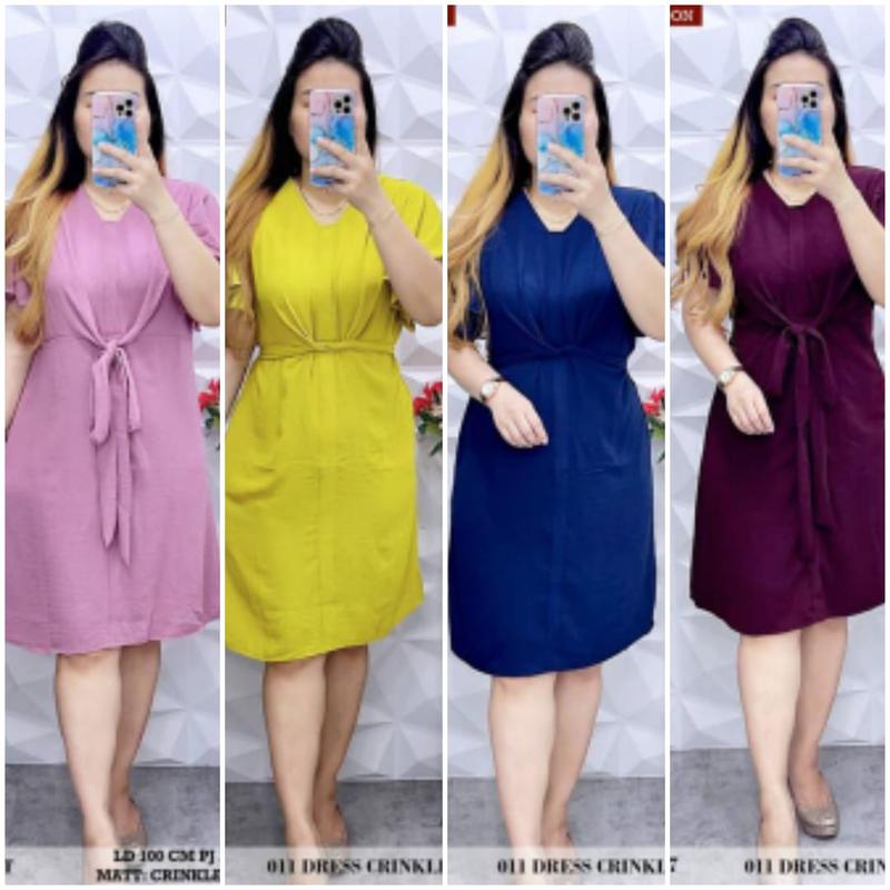 Product Introduction of Daster Wanita Terbaru Kekinian - Dress Wanita Crinkle Premium - Midi Airflow Panjang Oversize Casual 30