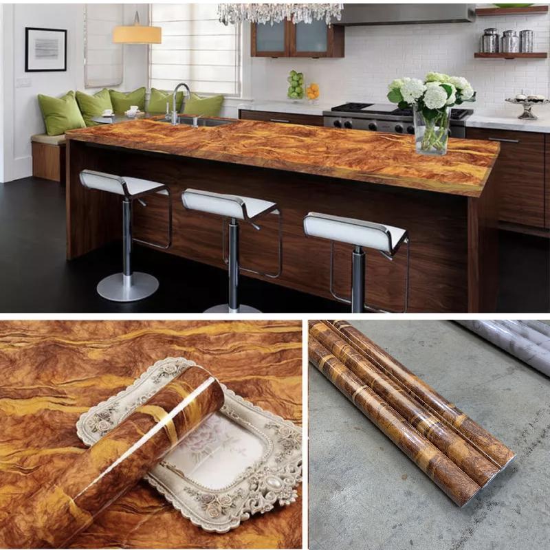 Product Introduction of Marble Wallpaper Decor Renovation Waterproof Self Adhesive PVC Sticker Living kitchen Room Furniture Contact Paper 1m/3m x 60cm 30