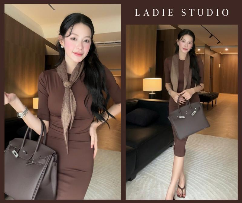 Đầm Body Emma Dress Tay Lửng Dáng Dài Ôm Body DAM09 Ladie Studio