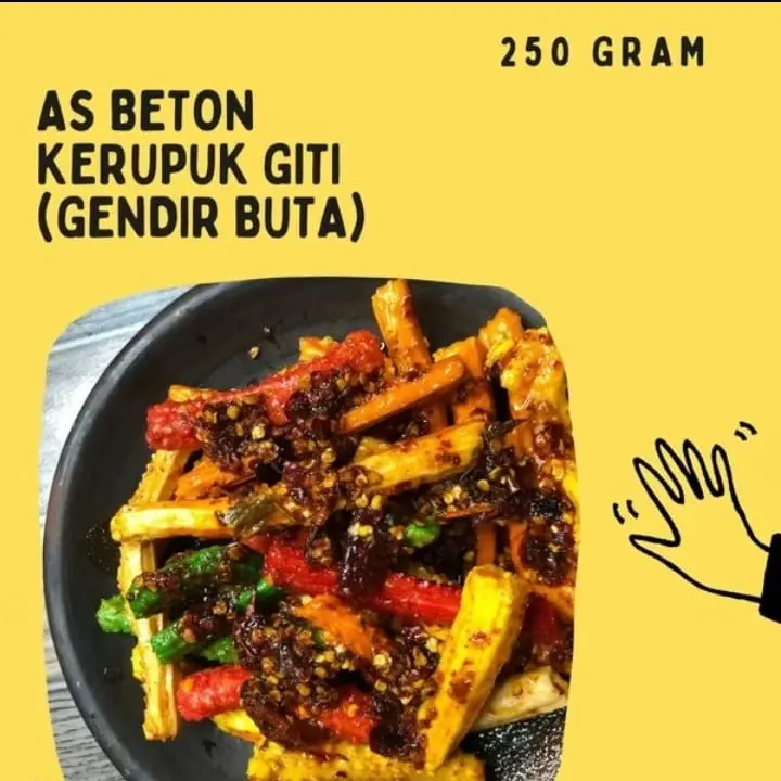 AS BETON 250GR KERPUK GITI (GENDIR BUTA)