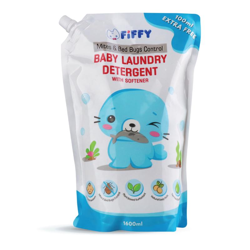 FIFFY ANTIBACTERIAL BABY LAUNDRY DETERGENT 1.6L REFILL - TikTok Shop ...