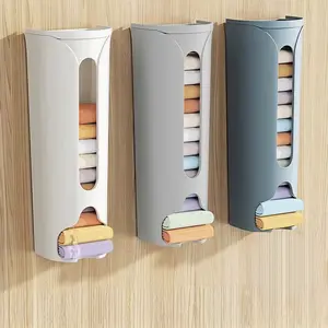 Kotak Penyimpanan Pakaian Dalam Tarik 3-in-1 Tanpa Pengeboran Solusi Praktis untuk Kaus Kaki dan Pakaian Dalam Hemat Ruang Mudah Digunakan Desain Inovatif