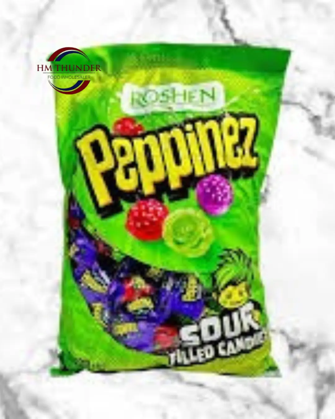 Roshen Peppinez Assorted Fruity Sour Filled Candies – Tangy & Sweet ...