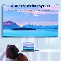 Gambar Jasoz Display Port to HDMI Adapter DP to HDMI Male to Female 4K UHD Displayport Convert - G103-1080P60Hz dari Jasoz Indonesia Kota Tangerang 4 Tokopedia