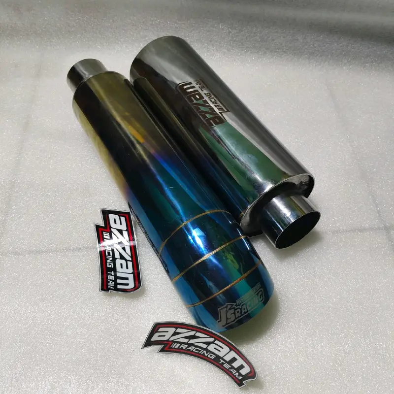 KNALPOT CUMI DARAT 1 PAKET DENGAN RESONATOR INLET 2 INCHI L300 KIJANG KAPSUL LGX DLL 6