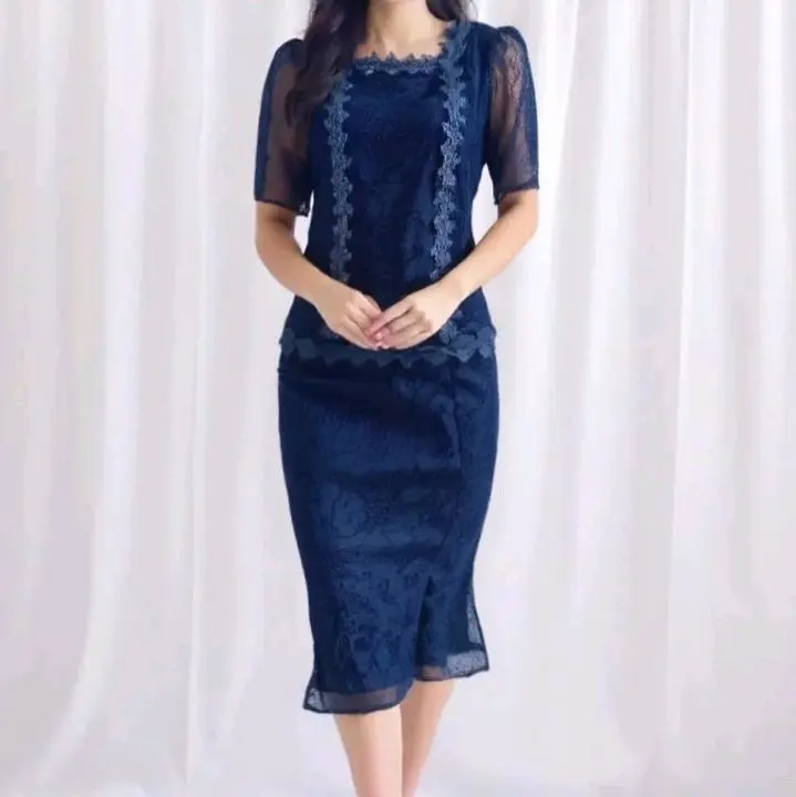 Setelan Rok / setrok 2700 / 9615 / 9616 brokat bordir kebaya modern mutiara motek