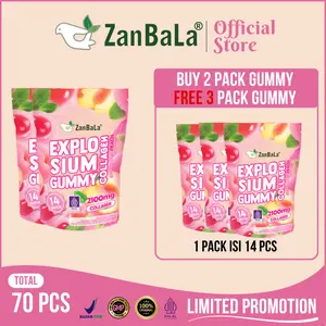 【2 PACK FREE 3 PACK】 Explosium Collagen Gummy - 150mg/Butir