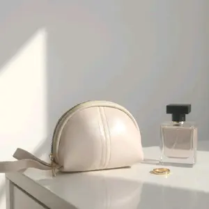 Pouch Wanita ,Dompet Koin Mini Estetik Kulit Sentetis