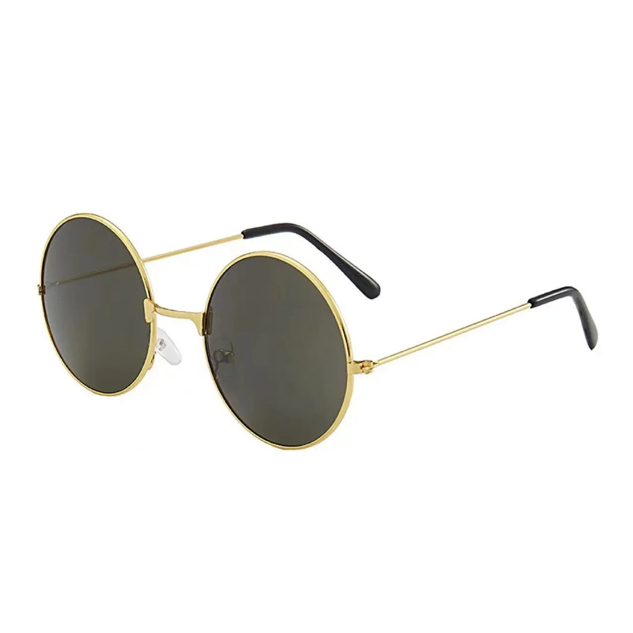 Gold Rimmed Round Costume Glasses