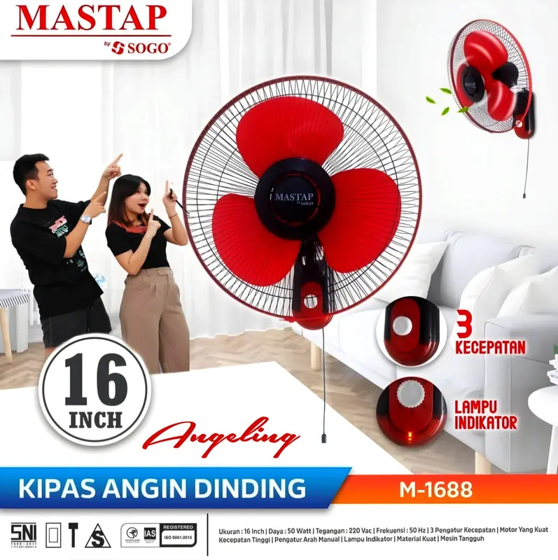 MCN KIPAS MASTAP | Kipas Angin Mastap 16 Inch | Kipas Mastap 0