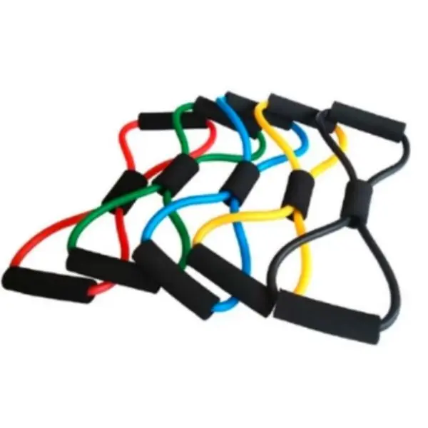 Tali Stretching Yoga & Fitness Elastis – Tali Karet Olahraga Fleksibel untuk Gym, Pilates, dan Yoga Alat Otot
