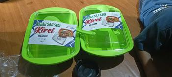 Product Review of Wadah saji plastik tutup bening ukuran M dan L from h**y 0