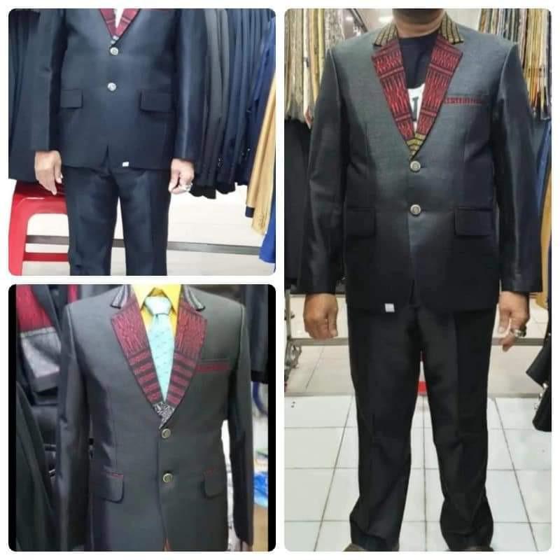 Product Introduction of SET JAS BERBAHAN SEMI WOLL KOMBINASI TENUN TARUTUNG ASLI NYA MANTULL 2