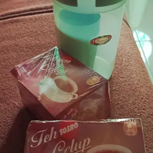 (Paket Hemat) Teh Sosro 2 Box isi 30pcs/Box Sama Teko Dan Free gelas 2 Ex 14 NOV 27
