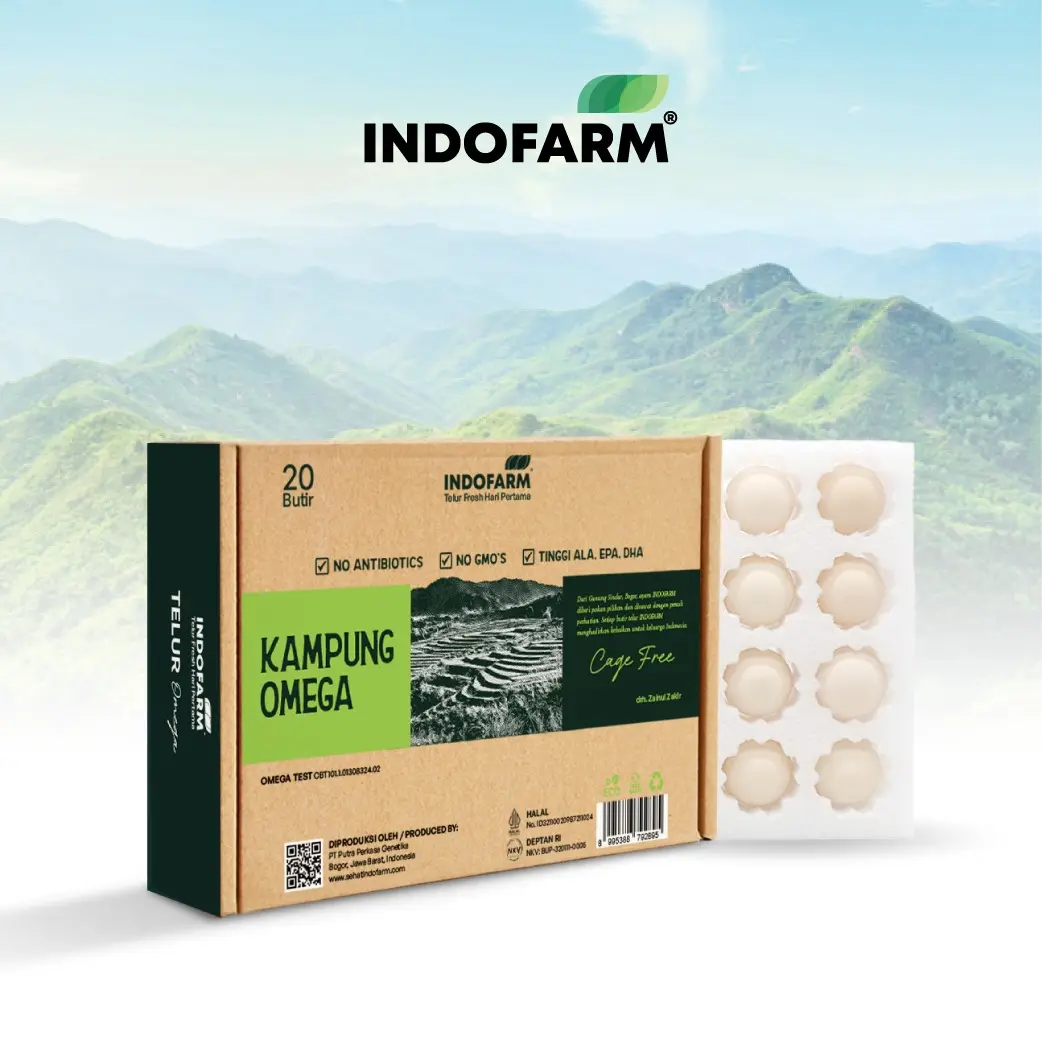 Telur Ayam Kampung Asli - Telur Mengandung Omega 3