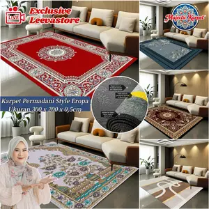 [MK X LEEVASTORE] Karpet Permadani Eropa Jumbo Ukuran 300 x 200cm Bahan Polyester