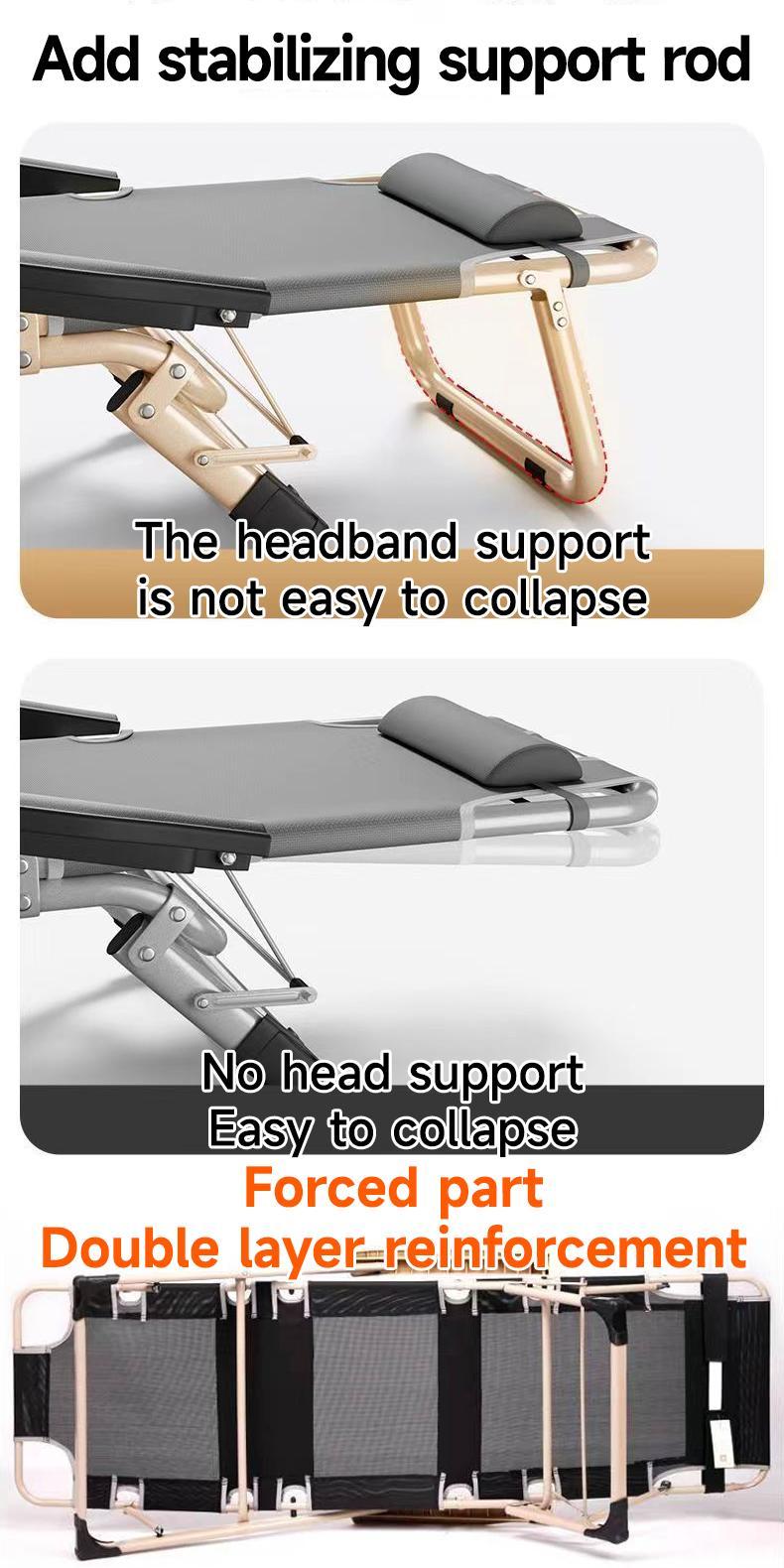 Product Introduction of 【SG Local Seller】Upgrade 200cm Foldable Single Sofa Bed With Mattress Folding Lazy Sleeping Army Chair Portable Camping/Office/Home/Living Room Recliner Lounge Chair Bed 53