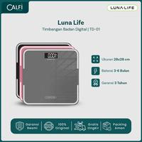 Gambar Luna Life Timbangan Badan Digital TD-01 28x28 cm dengan USB Charging Anti Pecah Garansi 3 Tahun Baterai 3-6 Bulan - Silver dari CALFI STORE Kota Makassar 1 Tokopedia