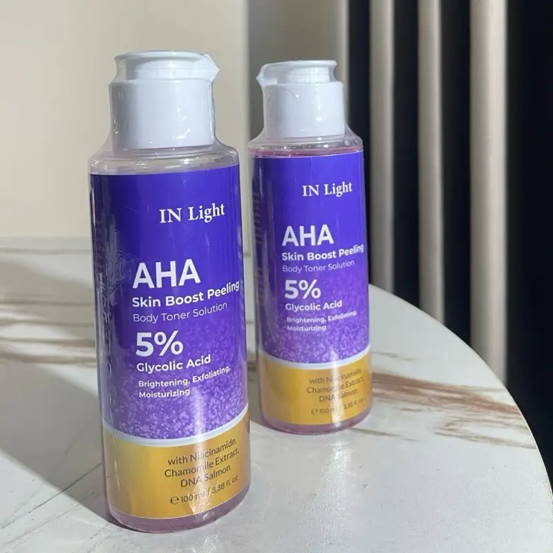 Bundling Peeling body toner 5% glycolic Acid Mencerahkan
