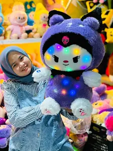 Boneka kuromi ukuran jumbo 65cm non LED//free LED