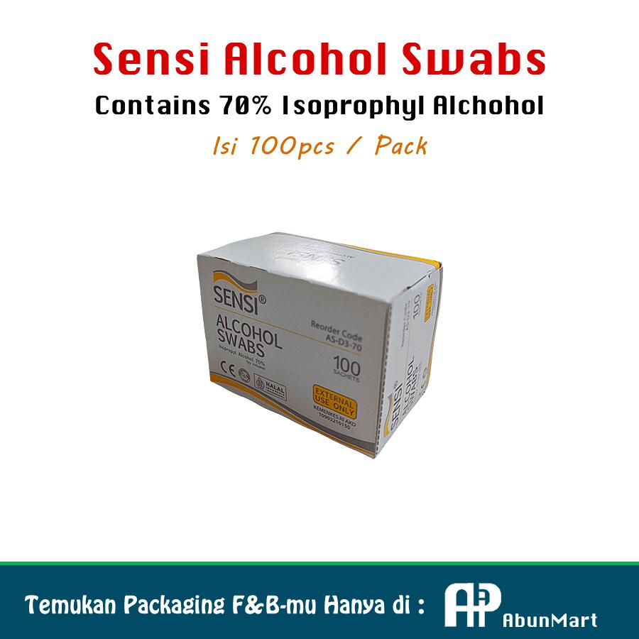 Sensi Alchohol Swabs (70%) Isi 100pcs