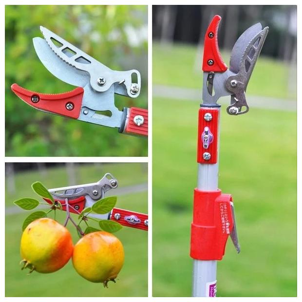 INZEN. Dụng cụ cắt tỉa cành cây 1.5M & 1.8–3M – Có kèm lưỡi cưa, kéo dài hái…