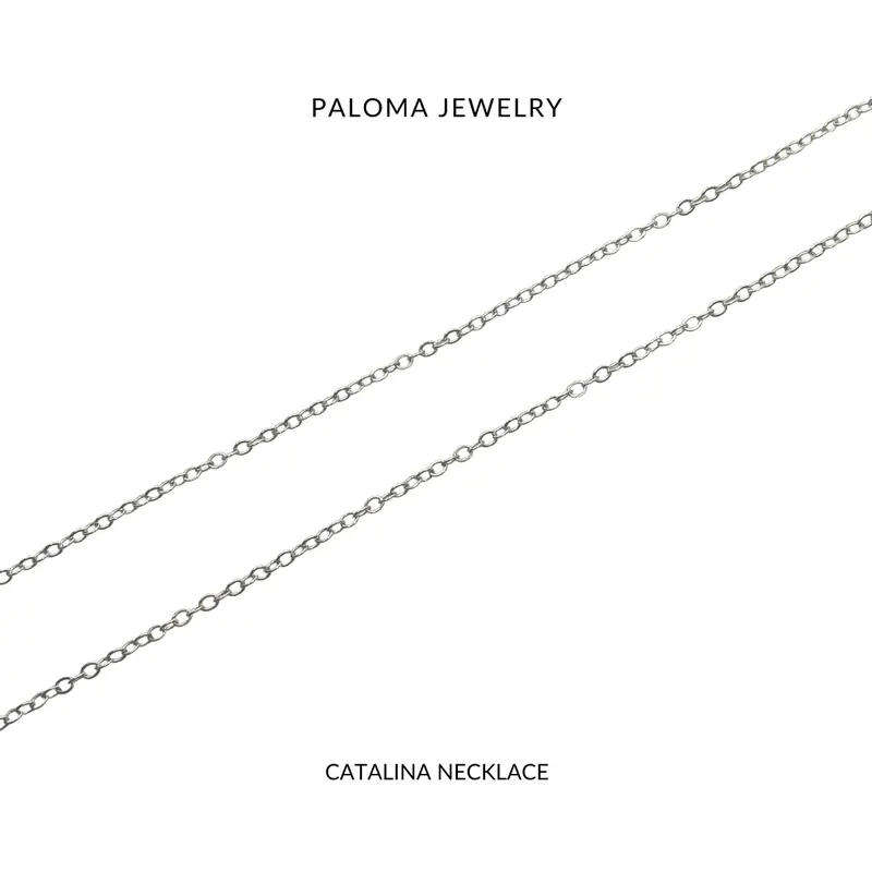 PALOMA - Catalina Necklace | Sterling Silver & 18K Gold Plated 1