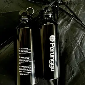 [500ML] TUMBLER SPORT CUSTOM | TUMBLER STAINLESS PERUNGGU | BOTOL MINUM STAINLESS | PIKIRAN YANG MATANG