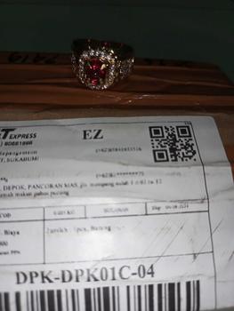 Product Review of Batu cincin delima lipan merah from b**5 1