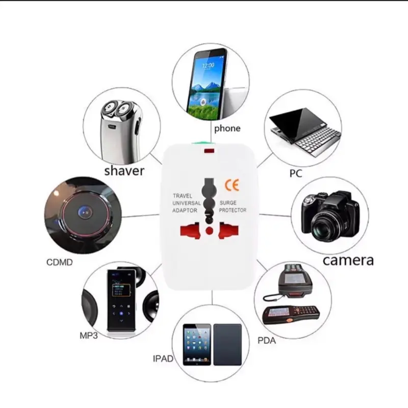 Adaptor Travel Universal Luar Negri - Model Terbaru Colokan 1
