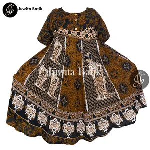 Juwita Batik - Daster Payung Jumbo 3XL LD 130 Motif Wayang Kencana Busui Friendly