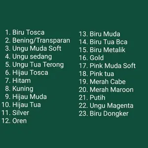 karet sambung 1 meter 5 warna bebas pilih warna