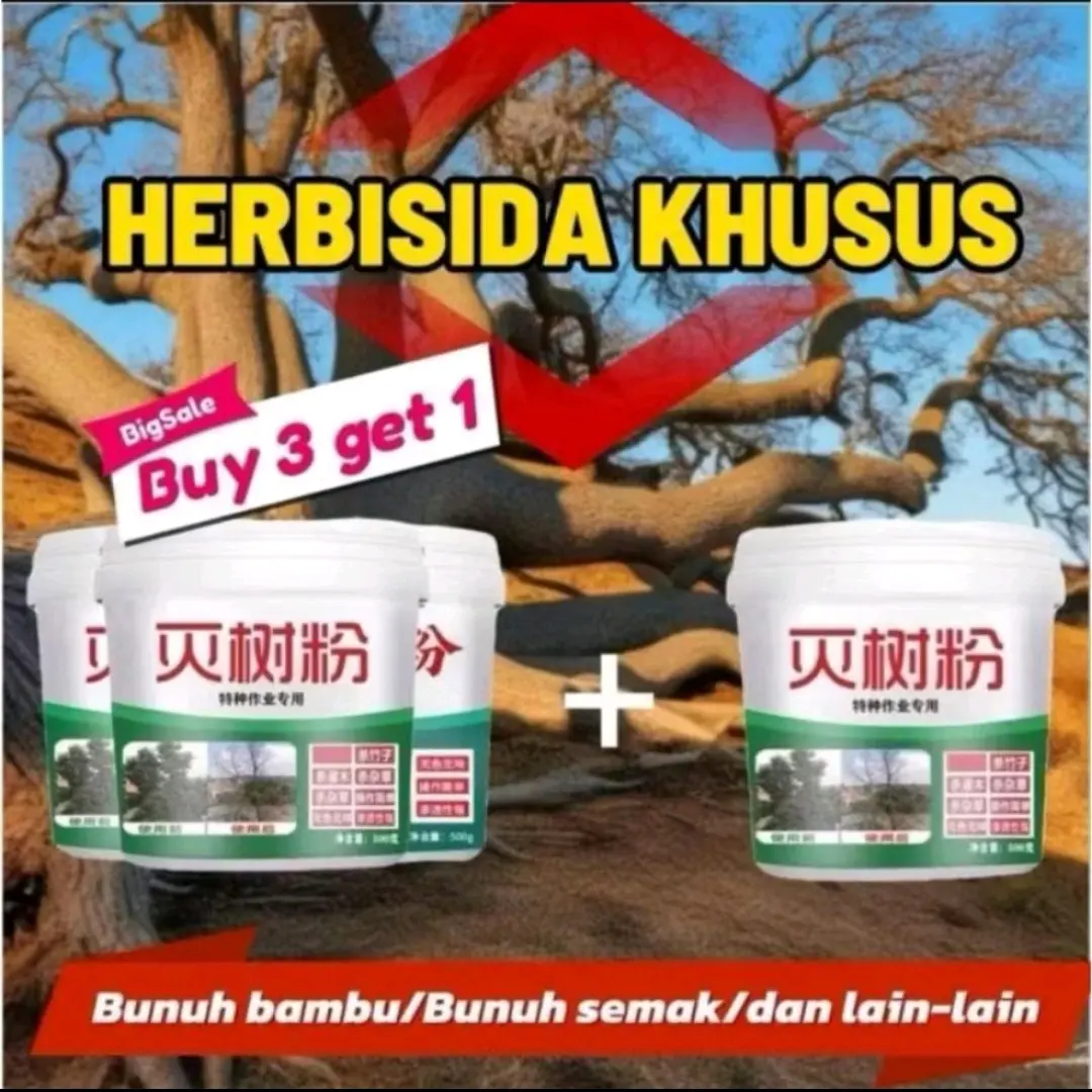 AMPUH Pembasmi Pohon Besar, Akar Busuk, Rumput Liar & Gulma TAO HERBISIDA BELI 3 PUPUK NATURAGEN-Xtra - Inovasi Terbaru untuk Pertanian yang Lebih Mudah dan Cepat  PUPUK NATURAGEN-Xtra adalah jawaban terbaru kami untuk memberikan kemudahan dan kenyamanan