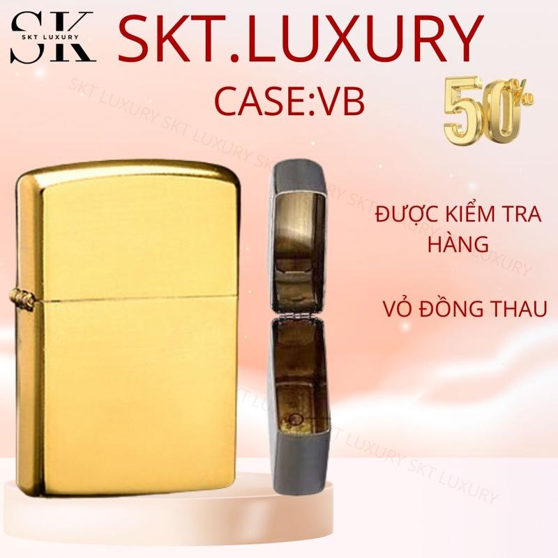 CASE Hột quẹt độc lạ,giá rẻ JT T0-VB .Chất liệu đồng thau Không bao gồm nhiên liệu