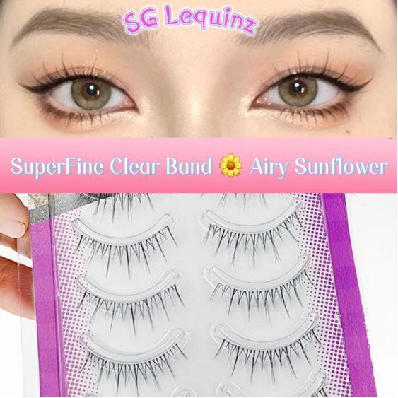Product Introduction of 5 Pairs Little Devil Eyelash Extensions Fine Clear Band 8