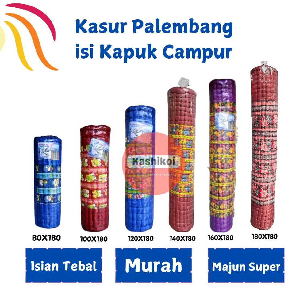 Kasur Palembang Isi Kapuk Campur ukuran 80x180