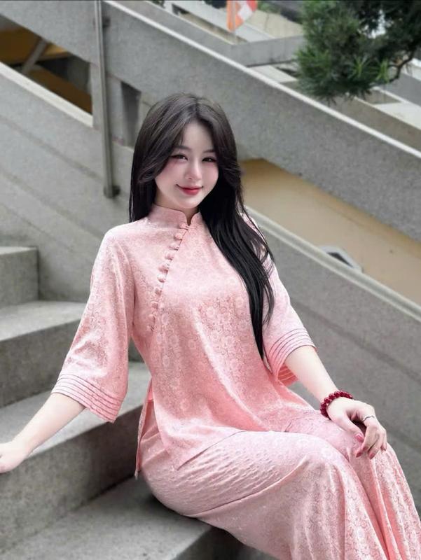  SÉT BỘ ÁO LAM TAY LỠ ĐI CHÙA ĐI LỄ DỊU DÀNG  LỊCH SỰ  MÀU SÁC TRANG NHÃ ĐỦ SIZE TỪ S - 3XL 