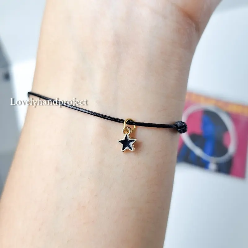 Gelang Couple Starboy & Stargirl Y2k Tali Waterproof 1mm Tipis (2pcs) 2
