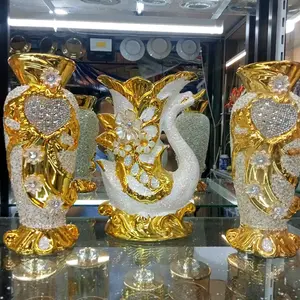 SET3ANGSA keramik hiaseja sudut lemari kaca