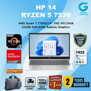 HP 14 RYZEN 7 7730 16GB 512GB W11+OHS 14.0FHD IPS BLIT 2Y SLV -EM0168AU
