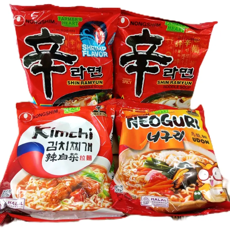 120gr Nongshim All Variant Shin Ramyun Spicy Mushroom/ Shrimp/ - Shop ...