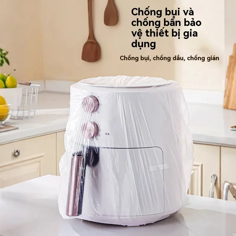 Tấm Che Bụi Dùng Một Lần Thích Hợp Cho Lò Vi Sóng, Chống Thấm Nước, Chống Dầu, Nắp Dày, Thích Hợp Cho Thiết Bị Nhà Bếp Và Gia Đình, Thích Hợp Cho Các Thiết Bị Nhỏ Thông Dụng 0