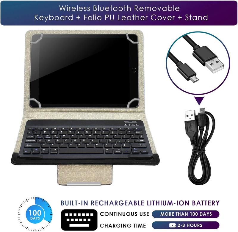 Case Keyboard For Advan Tab Sketsa 2 3 10.1" 2023 Advan 10 10,1 Inch Flipcase Leather Casing Cover Tablet Wireless Nirkabel Bluetooth Rechargeable Standing Bookcover Kesing Pelindung Kulit Anti Air 7