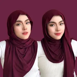 hijab pashmina kaos rayon premium terlaris Kerudung