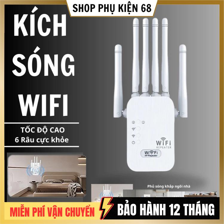 TT Bộ Kích Sóng Wifi 6 Râu Tốc Độ Cao 300 Mbps - Kích Wifi Truyền Sóng Nhanh Ổn…