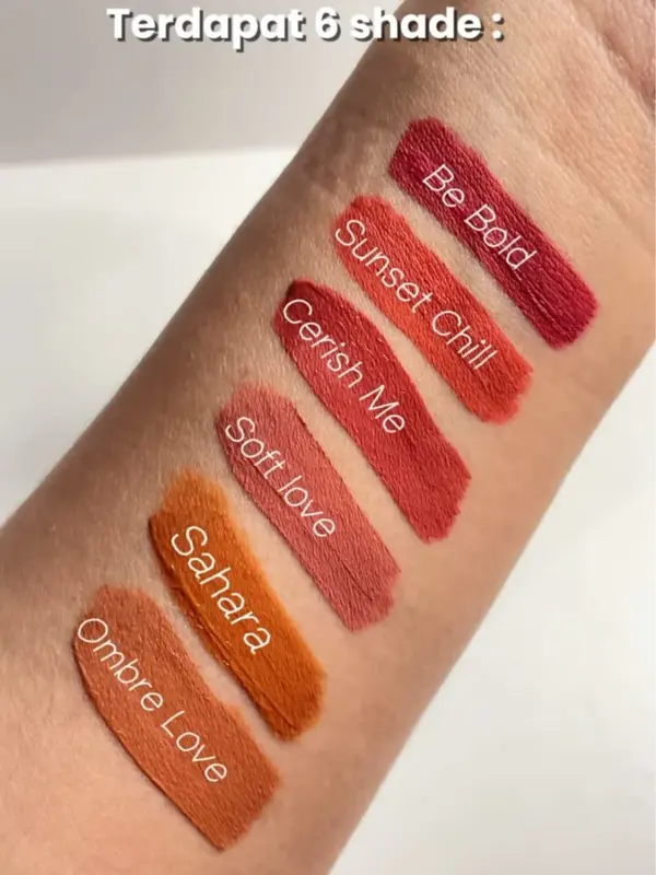 Natura Lipmatte Ultra Smooth Kemasan Baru | Lipmatte Tahan Lama | Lipmatte Anti air  Lipstik Creamy Bibir Kering Lasting 2